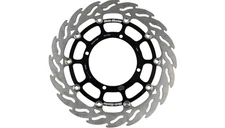 Moto-Master Flame 320mm Offset Floating Brake Rotor Front Black Husqvarna