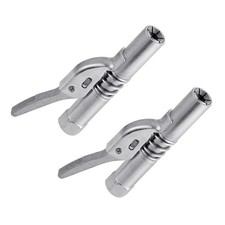 Grease Gun Coupler Quick Release Lock Oil Injection Nozzle 1/8" NPT 12000PSI 2X