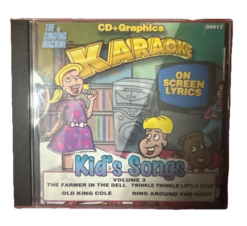 The Singing Machine Karaoke CDG: Kid’s Songs, Vol. 3, G9912, FAST SHIPPING!