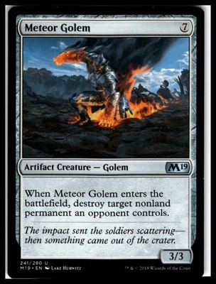 Commander 2019 #218 Meteor Golem