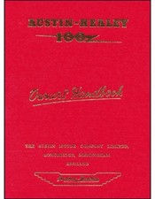1952 1953 1954 1956 Austin Healey 100 4 Owners Manual Hardbound Handbook Guide 1952 1953 1954 1956 Austin Healey 100 4 Owners Manual Hardbound Handbook Guide