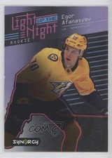 2023 Upper Deck Synergy Light Up The Night Rookies 334/999 Egor Afanasyev 0d18