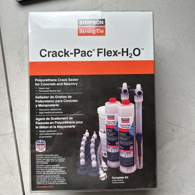 #ad 9 oz Polyurethane Crack Sealer Injection Kit 2 Cartridges Repair $174.99