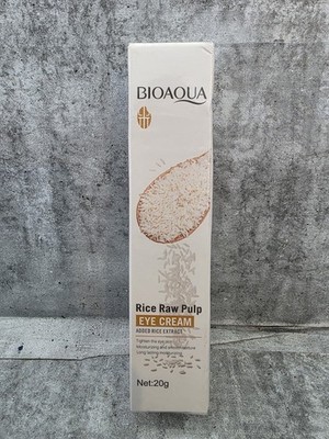 BIOAQUA Rice Raw Pulp Under-Eye Cream Rice Extract Moisturizing Smooth 20g(Q)