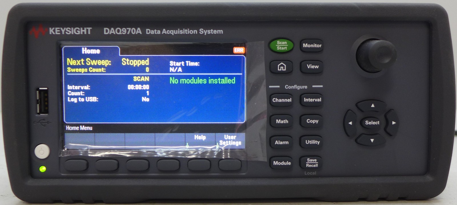 Keysight DAQ970A Data Acquisition System Mainframe, 3 Slot, DMM, USB/LAN