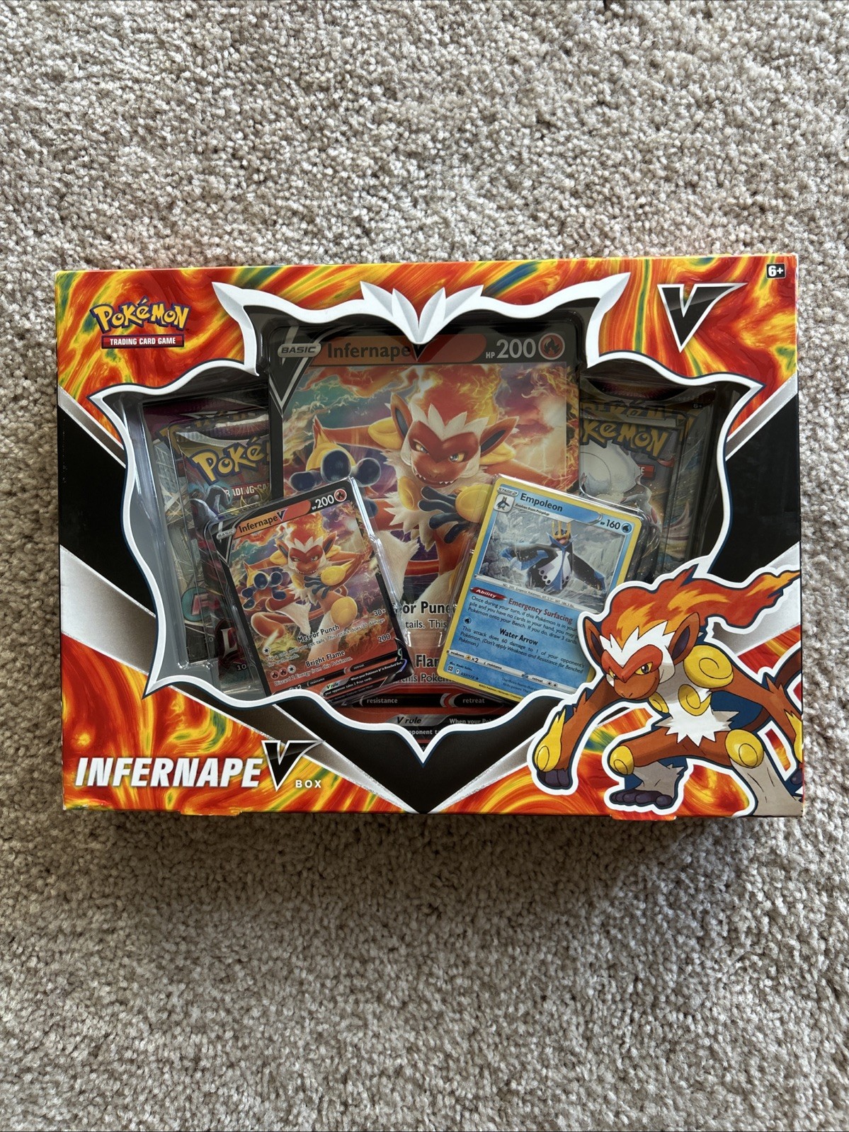 Pokemon TCG Infernape V Collection Box - NEW FACTORY SEALED