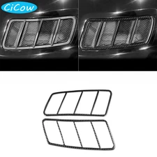 Real Carbon Fiber Front Hood Air Vent Cover Trim For Benz GLE GLS W166 X166 X164