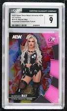 2025 Skybox Metal Universe AEW All Elite Wrestling 30/34 Mariah May CGC 9 b9t