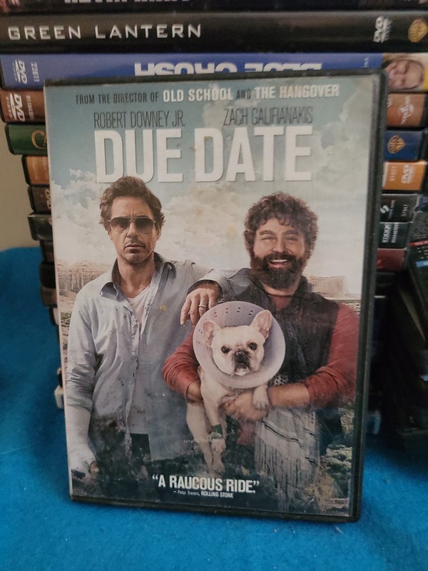 Due Date Robert Downet Jr. Zach Galifianakis DVD