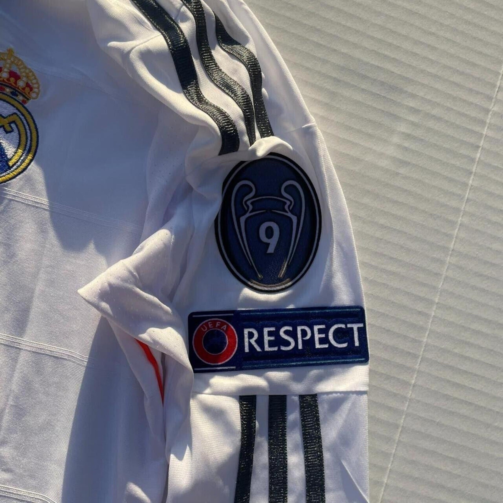 Real Madrid Ronaldo 7 Champions League 2013-2014 Final Jersey Long Sleeve L thumbnail 6