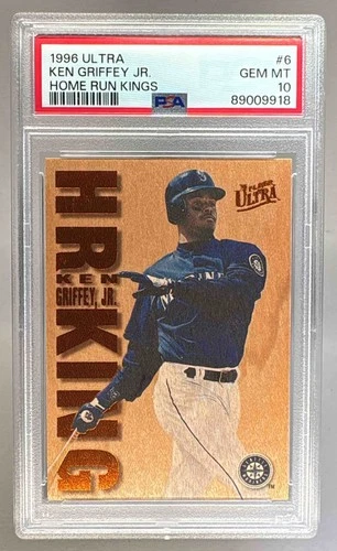 9918 Ken Griffey Jr 1996 Fleer Ultra 6 Exchange HR Kings (Home Run Kings) PSA 10