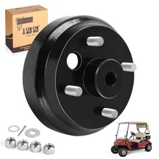 Golf Cart Brake Drum Hub Assembly for EZGO TXT PDS BLACK