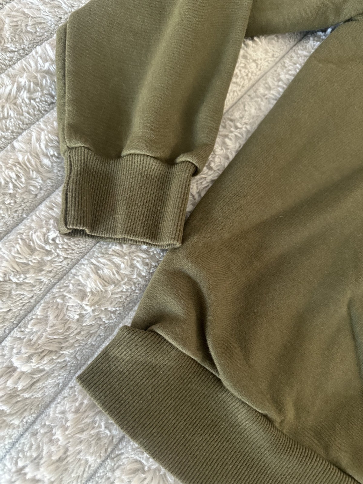 Eleven Paris Le Basic Olive Green Sweatshirt Crew… - image 3