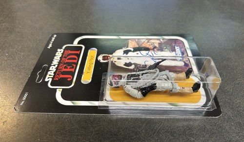 ERROL SHAKER Signed Star Wars ROTJ Y-Wing Pilot Autograph Figure w/ Photo - Picture 7 of 8