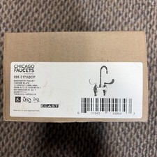 Chicago Faucet 895-317ABCP Bar Sink / Pantry Faucet With Gooseneck Spout