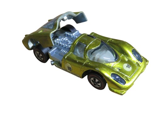 Vintage 1969 Hot Wheels Redline Porsche 917 Antifreeze Lime Green Spectraflame - Picture 6 of 7