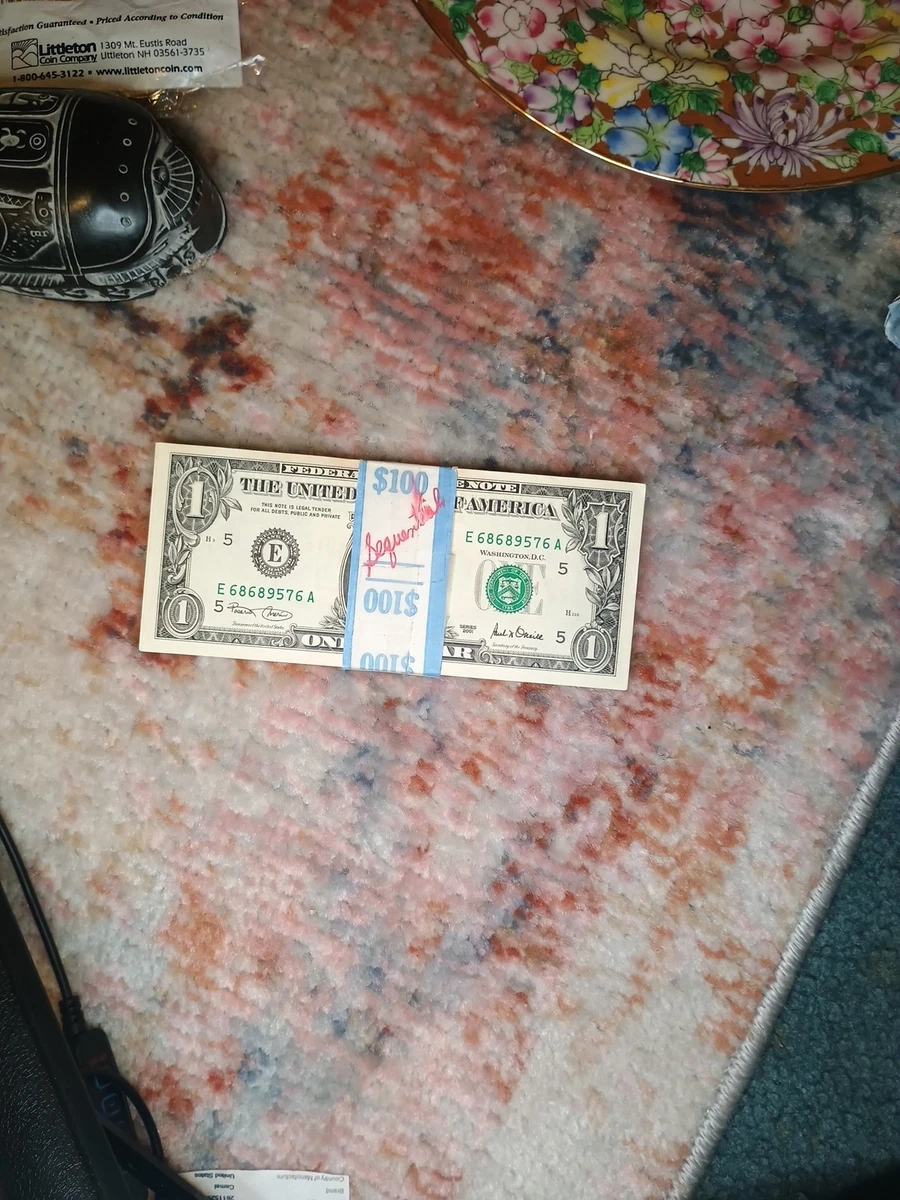 $1 2001 US Federal Reserve Small Notes for sale | eBay