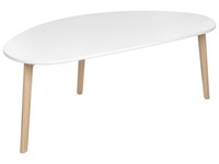 Couchtisch Mdf Mit Kiefernholz Beinen Weiß Skandinavischer Stil Fly Groß