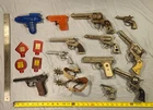 Vintage Toy Cap Gun Derringer Pistol Dyna Mite Tiger HK Midget, squirt guns LOT