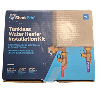 SharkBite 3/4 in. Tankless Water Heater Valves Installation Kit 25374