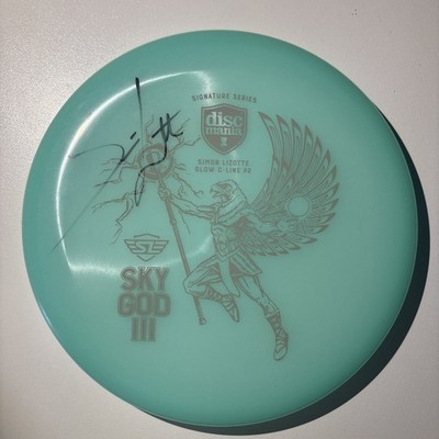 SIGNED Discmania NEW LIZOTTE SKY GOD 3 GLOW C-Line P2 Innova 