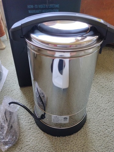 Zulay 50 Cup Commercial Coffee Urn & Hot Beverage Dispenser - Picture 7 of 14