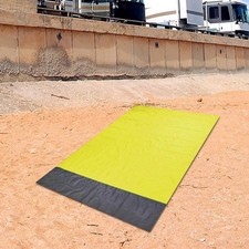 Coperta da picnic tascabile 210x200cm Pieghevole antisabbia Grande tappetino da