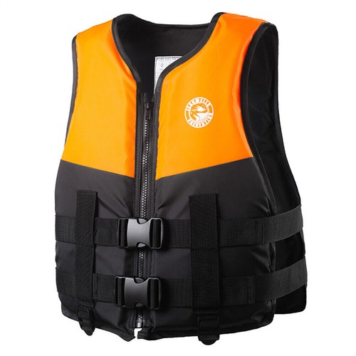 Schwimmweste Erwachsene Kinder Rettungsweste Lifejacket Zip Kajakweste S-XXL` - Bild 10 von 17