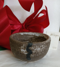 McCarty Pottery Nutmeg Old Fashioned Soup /STEW bowl w/card 1st qty handmade