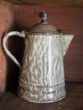 Antique gray GRANITE WARE graniteware CHILDS ...