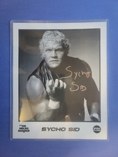 Sycho Sid Hand Signed 8x10 Photo Autograph Portrait Signature Psycho ICW NHB 