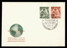 DR WHO 1951 GERMANY FDC STAMP DAY SEMI POST COMBO R42080