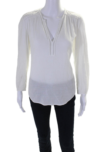 Blouse Rebecca Taylor Sans Manches Rayée Blanc Taille 2 – Neuf Avec étiquettes