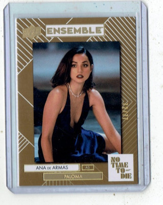 2025 Upper Deck James Bond No Time to Die Gold Ensemble Ana De Armas /77