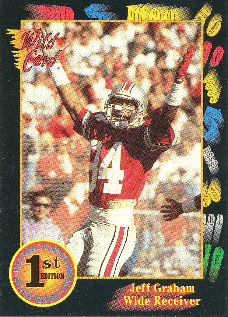 WILD-CARD Jeff Graham RC EAGLES CHARGERS JETS BEARS Ohio State BUCKEYES