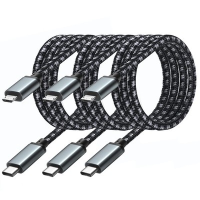 3-Pack USB to Micro USB Cable 3.3FT, Braided Micro USB to USB-Cable Charge & ...