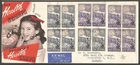 New Zealand 1954 FDC Health Blocks/Pairs Airmail Cover Wellington to Canada