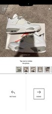 Air Jordan 4 Retro White Oreo Size 9