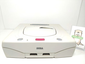 Sega Saturn White Console HST-3220 w/Power Memory Language Japanese Tested 0213B