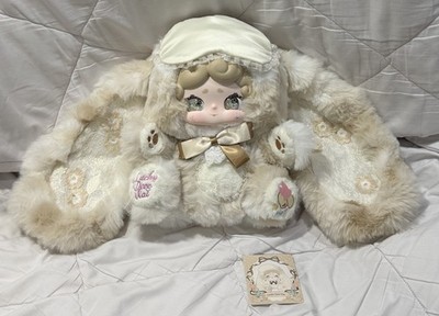 Lucky Deer Nai 600% BEIGE/CREAM Sweet Tea Bunny with Glitter eyes. NWB