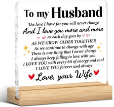 Husband Gifts from Wife, Valentines Day Anniversary Birthday Gifts for Him Husba