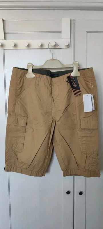femme randonnée short cargo Van's beige moutarde 38 40 M NEUF - Photo 3/4