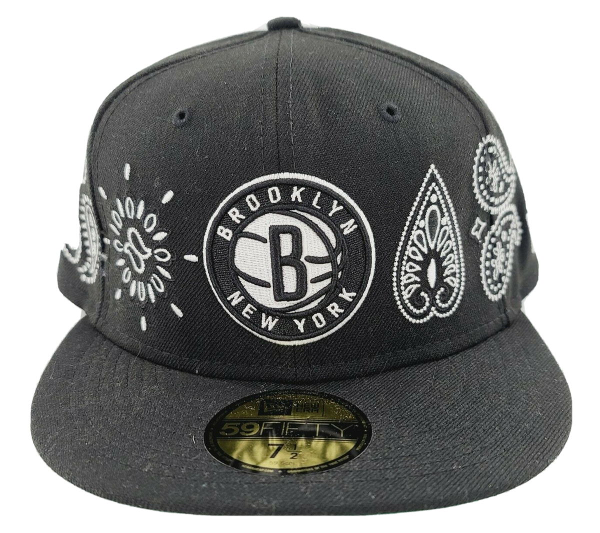New York New Era Brooklyn NBA 59fifty Paisley Element Cap