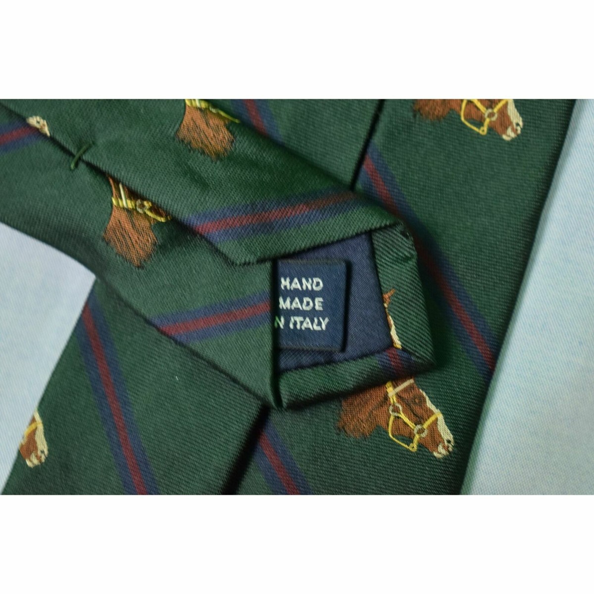 Polo by Ralph Lauren Italian Silk Twill Hunter Green 'Horsehead