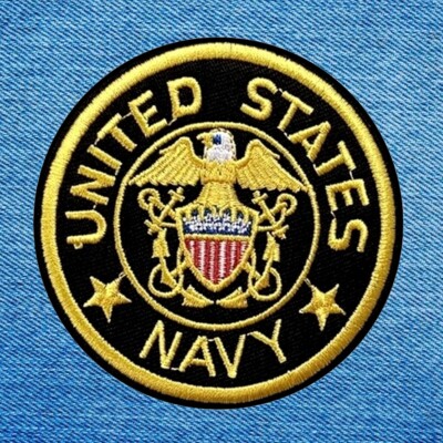 Patch Aufnäher United States Navy US Navy (Ref b) - Thermoaufkleber