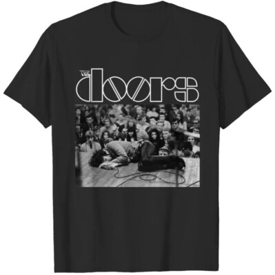 The Doors Jim Morrison Lying On Stage T-Shirt Unisex Short Sleeve
