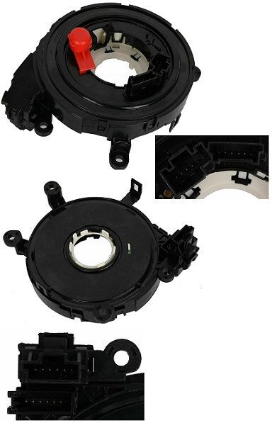 Contacteur tournant BMW X6 E71 E72 en ABS noir pour colonne de direction
