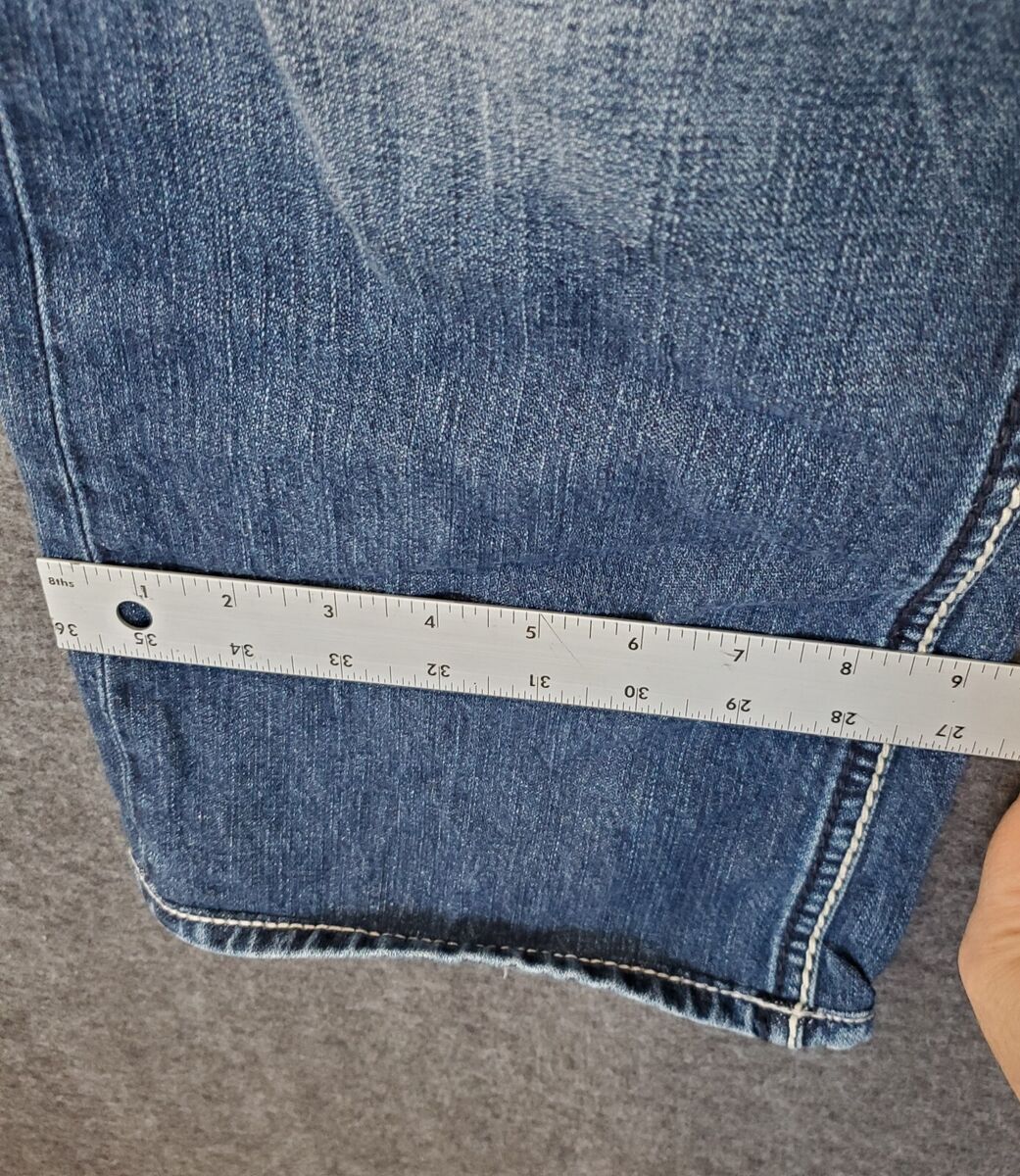 True Religion Jeans Mens 31 Billy Giant Big T Blue Denim True Religion Jeans Mens 31 Billy Giant Big T Blue Denim