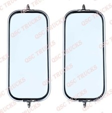 Qsc West Coast Door Mirror 16x7 Stainless Steel Set Pair For Heavy Duty Truck Qsc West Coast Door Mirror 16x7 Stainless Steel Set Pair For Heavy Duty Truck
