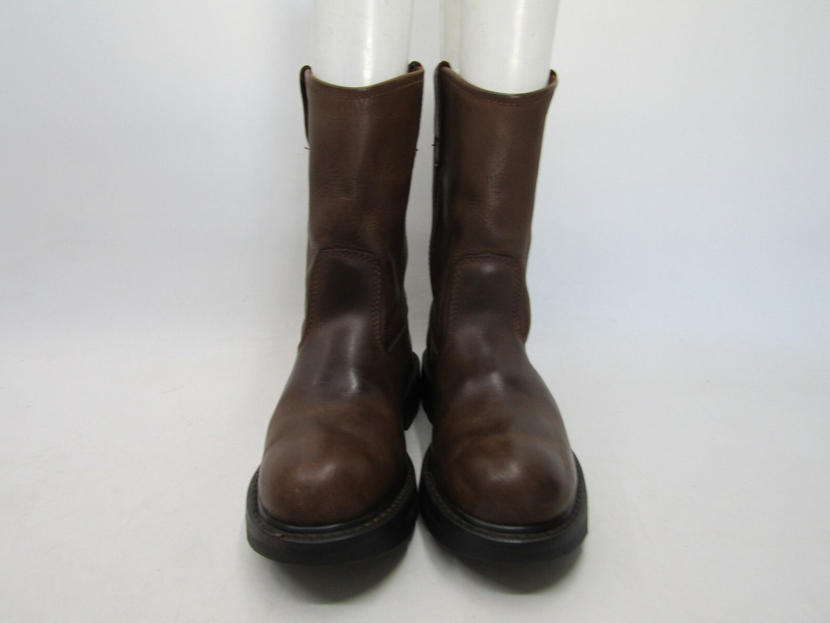 Wolverine Mens Size 7 EW Brown Leather Roper Cowboy Western Boots WBSM-W240056-100323-F24-  main image 3